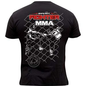 Dirty Ray Vechtsporten MMA Fighter T-shirt met korte mouwen voor heren K62C (M)