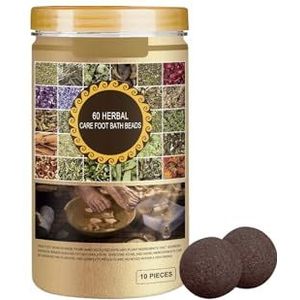 Kruidenvoetbadballen - Zachte Formule For Verlichting Van Droge Voeten, Vermindering Van Vermoeidheid En Warm Comfort