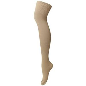 LCKJLJ 3 stuks compressiesokken voor mannen en vrouwen, spataderen, lange sokken voor pijnverlichting in de benen, kniedruk, neutraal, effen kleur over, Huid, Eén Maat