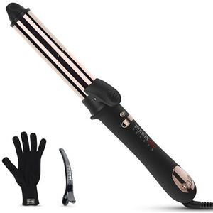 PARWIN PRO BEAUTY 360° Roterende Automatische Krultang - 32 mm Nano-Titanium Coating Met LCD-Display, 120-210 ℃