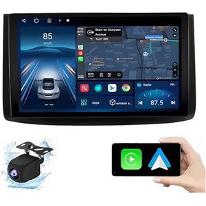 Android 14.0 2 Din Autoradio 9"" Touchscreen Auto Stereo voor Chevrolet Aveo 2006-2012 met Draadloze Carplay Android Auto GPS navigatie AHD Omgekeerd beeld Stuurwielbediening(P5(6G+128G))