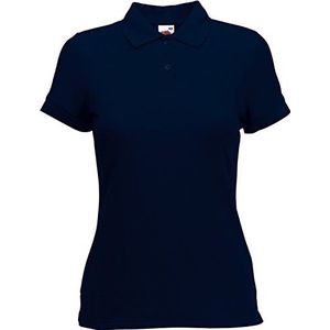 Fruit of the Loom - Polo met korte mouwen - Dames, Overzeese Blauw, XXL