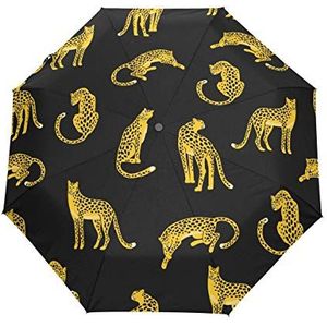 AJINGA Hond Collectie Opvouwbare Paraplu Zonneblok Winddichte Regen Automatische Open Close Travel Anti-UV zon Paraplu's