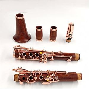 Professionele Clarinet Rosewood BB/Rose Vergulde Keys SIB KLARnet Beginnende student klarinet (Color : M16)