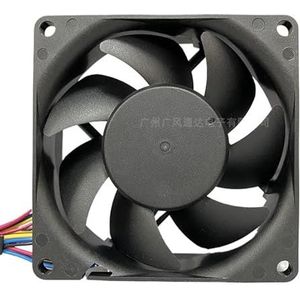 80 mm PWM-ventilator voor YSTECH FD128025MB-H: 12V-voedingsventilator (0,32 A) met PWM-snelheidsregeling FG-signaal