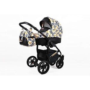 Kinderwagen 3in1 2in1 Isofix Autostoeltje Buggy Wonderland by SaintBaby Gold Leaf 3in1 met autostoeltje