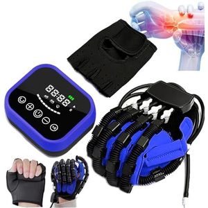 Rehabilitatierobothandschoenen, Handfunctieherstelvingertrainer Voor PatiëNten Met Hemiplegie En Beroerte-Artritis, Spiegeltrainingsmodus, Gespleten Vingertraining, Handoefenhulpmiddelen,RightXL
