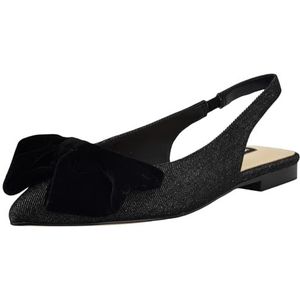 Nine West Junnie Ballet Flat voor dames, Zwarte Denim 001, 39 EU