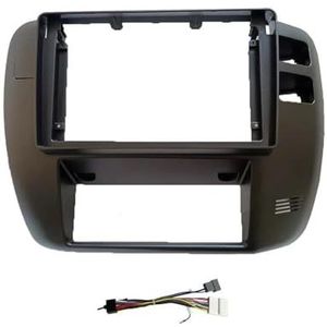 9 Inch Autoradio GPS MP5 Stereo Dvd-speler 2 DIN-hoofdunit Dashboard Frame Trimkit Voor N&issan Voor Patrol 1997-2005 Interieuraccessoires(RHD Frame With cable)