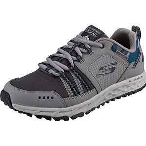 Skechers Heren Trail Escape PLAN GEOPATH Sneakers Trekking 237222 GYCC Grey, Grijs houtskool Gycc, 44 EU