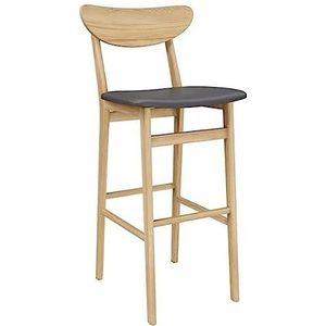 Barkrukken Houten Hoge Kruk Barkrukken Thuis Keuken Ontbijt Stoel Voor Eetkamer Kruk Barstoel Bistrokruk (Color : A, Size : Seat high 75cm)