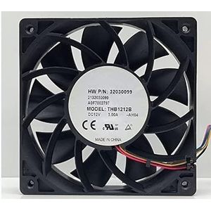 LMNCBVYA Ailsa Hexi THB1212B DC12V 3.00A 120mm 4-Wire Fan for Laptops - & Low Noise