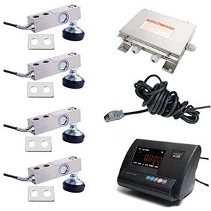 Weegbrug 100 kg Load Cell Combinatie Set Cantilever Druksensor Module Met Display Instrument - Langdurig(0.5 Ton)