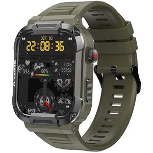 2023 MK66 Smart Horloge Mannen Grote Batterij Muziek Afspelen Fitness Tracker IP68 Waterdichte Bluetooth Oproep Sport Smart Horloge