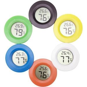 Mini Digitale Thermometer LCD Hygrometer Koelkast Vriezer Thermograaf Tester Temperatuur Luchtvochtigheid Detector (Kleur: Groen-01)