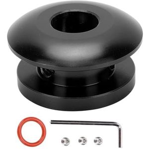 Handmatige versnellingspook Hoofdbegrenzerknop Knop Kofferbakbevestiging Schakelpook Schakelkop Gesp Stopper Universeel Voor Auto Shifter Hoofd(Black Left Front)
