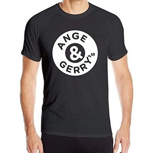 Ange & Gerry Quick-Dry Workout Running Athletic Short Sleeve Loose-Fit T-Shirt Outdoor Shirt overhemden(Small)