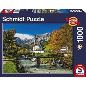 Schmidt - SCH-58225 - Reiteralpe - Ramsau bij Berchtesgaden, 1000 stukjes Puzzel - vanaf 12 jaar - landschap puzzel