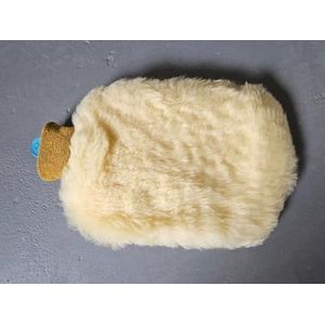Warmwaterkruik overtrek van echt Duits merino (medisch gelooid)