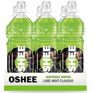 OSHEE LIME isotonic Drink 750ml (Pack of 6) - Addition of vitamins and L-carnitine – Sugar Free – Hydration – Vitamin Drinks