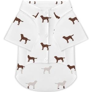 Mastiff Patroon Grappige Hond Shirt Button Down Hawaii Shirt Grappige Doek Huisdier Ademend T-shirts Gift voor Kleine Honden En Katten