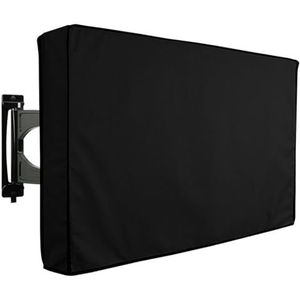 CaFfen Outdoor tv-hoes voor buiten, waterdicht en weerbestendig, tv-hoes, stofdicht, tv-schermbeschermers, thuis, stofafstotend, televisiebescherming, tv-behuizing voor buiten (60-65 inch)