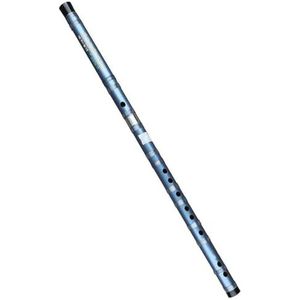 Bamboe Dwarsfluit Geschikt Voor Beginners Traditionele Chinese handgemaakte tweedelige blauwe bamboefluit geschikt voor beginners en muziekliefhebbers (Color : E)