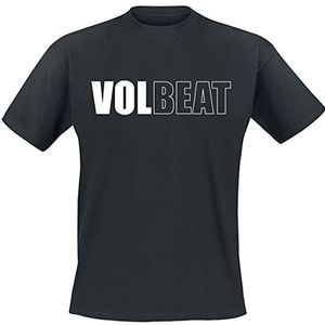 Volbeat Logo T-shirt zwart XXL 100% katoen Band merch, Bands, Duurzaamheid