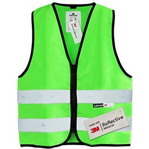 Salzmann Veiligheidsvest voor kinderen met rits - Reflecterende vesten voor schoolkinderen - Gemaakt met 3M reflecterend materiaal