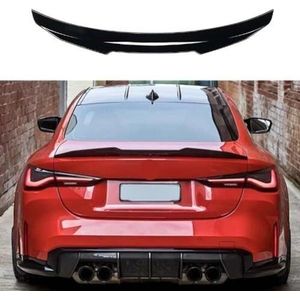 Achterspoilers Auto achterspoiler voor BMW G22 G82 4 Serie Coupé 420d 420i 430i 430d M4 2020-2023, kofferbakspoilers, spoilerlip, spoiler, achterspoiler Voorbumper Lip