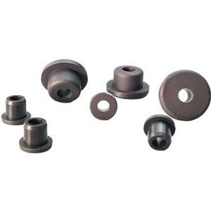 Rubber Stopper T-vormige Siliconenpluggen, Siliconen rubberen ring O-ring gat plug afdichting pakking zwart en wit 5-51,3 mm(Black,37.6mm(Hole 26)-1Pc)