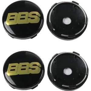 4 stuks Auto Hub Center Caps Wiel voor BBS 60MM Auto Wheel Center Cover Emblem Logo Sticker Styling Accessoires,A