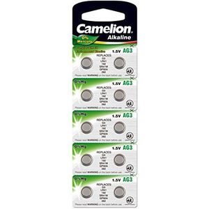 CAMELION - V392AC knoopcelbatterij voor horloges 1,5 V-28 mAh LR41/AG3 (10 PCS/BL) 146484