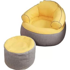 Moderne zitzak met vulling Luie fauteuil Fauteuil Zitzak Tatami Katoenen loungestoelen Mode zitzakligstoel