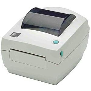 Zebra LP 2844 Desktop thermische printer, 203 dpi / 8 stip, 104 mm afdrukbreedte, 102 mm afdruksnelheid, 0,256 MB Ram, 0,512 MB Flash, EPL, serieel, parallel, USB, STD + geen opties (gerenoveerd)