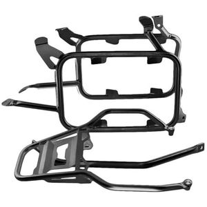 bagagedrager Voor BMW Voor R1200GS Voor R1250GS LC Voor Adventure Voor R1250GS Kofferrek Roestvrijstalen Topkofferrekken Motorfiets bagagedrager(Black A Set)