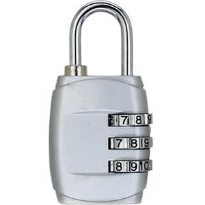 Combinatieslot Bagage Reizen Lock 3 Dial Digit Password Lock Combinatie Koffer Bagage Metalen Code Wachtwoordslot Hangslot (kleur: 02)