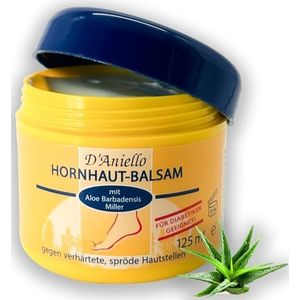 2 x 125 ml eeltbalsem met aloë vera-gel, eeltverwijderaar, voetverzorgingscrème, voetverzorgingsbalsem, anti-eeltcrème