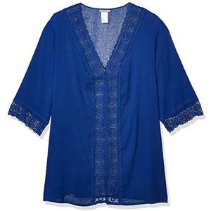 La Blanca Vrouwen V-hals Kant Tuniek Cover Up Badmode