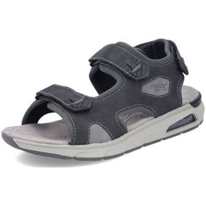 Trekkingsandaal - Zwart/grijs - Klittenbandsluiting - Textiel