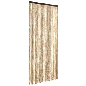 vidaXL-Vliegengordijn-100x220-cm-chenille-beige