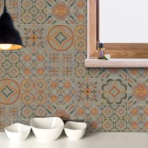 Muurstickers - Zelfklevende Tegelstickers - 10 Stuks - Verschillende Maten - Waterdicht en Hittebestendig