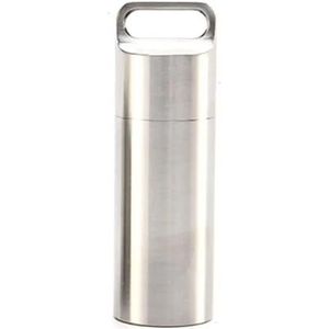 Waterdichte opslagcontainer droge doos afdichting fles hoesje voor pillen capsule fob noodgeneeskunde match cel batterijhouder (klein 1 stuks)