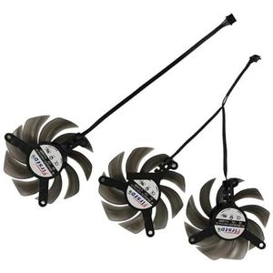 82MM FD8015U12D TH8015S2H-PCC02, VGA-videokoeler VGA-videokaartventilator voor Gainward RTX 3090 3080 3070Ti 3060 Ti Phoenix GS V1(Triple FD8015U12D)