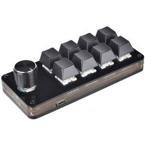 Kalttoy Macro Mechanisch Toetsenbord 8 Sleutels Mini Toetsenbord met Knop Ontwerp