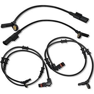 ABS Sensor 4 Stuks Achter ABS Wheel Speed ​​Sensor Voor Mercedes Voor Benz Voor W164 ML350 ML320 GL350 GL450 R350 2007-2011 1645400717 1645400917 Snelheid Snelheidsmeter