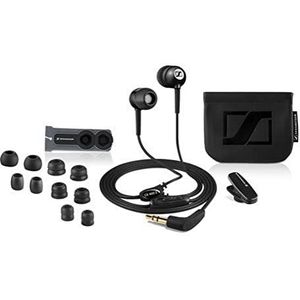 Sennheiser CX 400-II Precision stereo in-ear hoofdtelefoon (1,2 m kabellengte, 3,5 mm jackstekker, ooradapterset S/M/L, draagtas) zwart