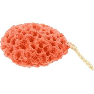 Badsponzen for volwassenen, badspons, mesh poef badspons, schuim Loofah spons (Size : Orange)