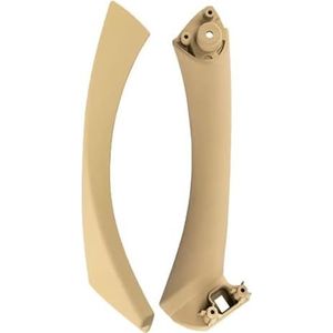 auto interieur rechtsvoor deurgreep Voor BMW Voor 316 Voor 318 Voor 320 Voor 325 I7T8 Linker Rechterurpaneelgreep Binnengreep Interieuronrlen(Beige-right)