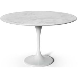 Tulp Witte Grote Tafel - Elegant Elliptisch Dineren voor Zes